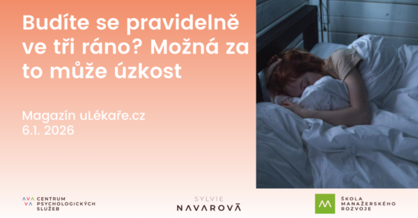 uLékaře.cz: Budíte se pravidelně ve tři ráno? Možná za to může úzkost
