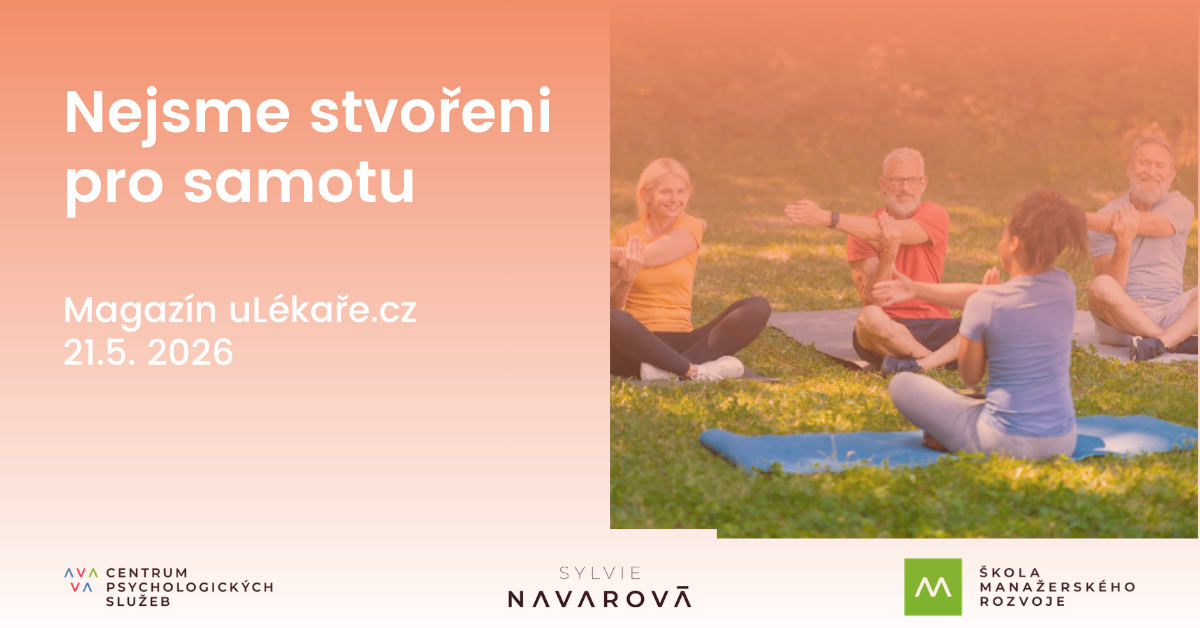 uLékaře.cz: Nejsme stvořeni pro samotu. Jak komunita ovlivňuje délku a kvalitu života